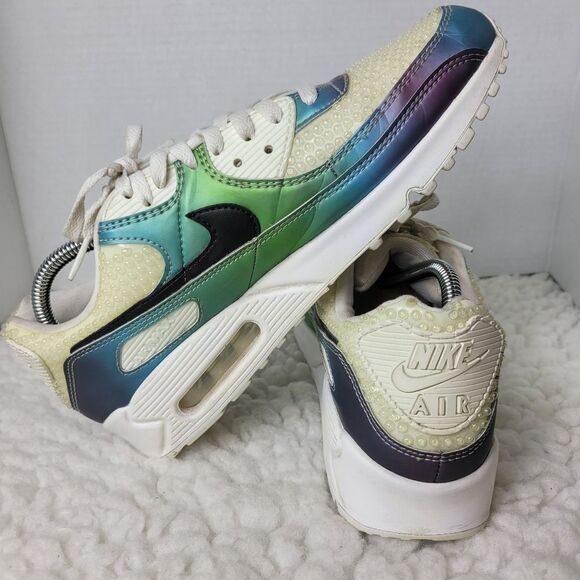 Nike Air Max 90 20 "Bubble Pack" Sneaker Men's Size 9.5 Multicolor CT5066-100 Go - Picture 6 of 8